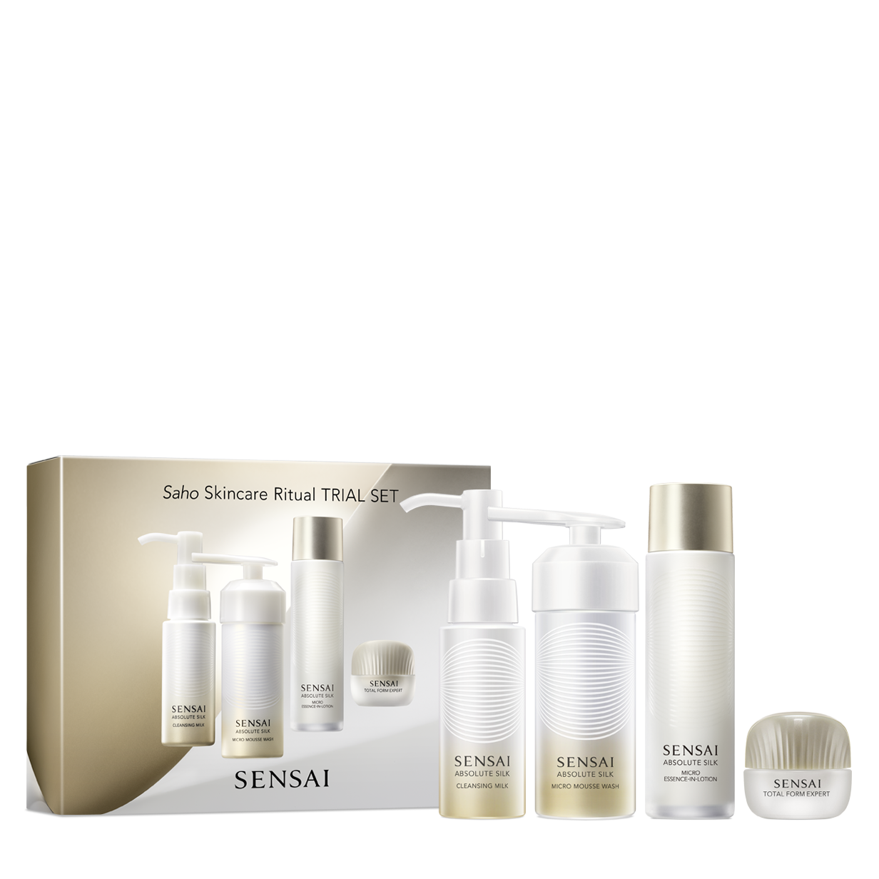 Saho Trial Set | Double Cleansing and Double Moisturising | SENSAI