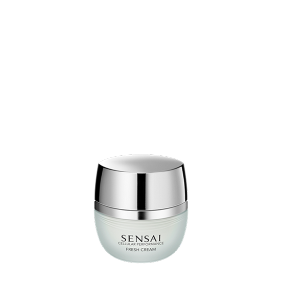 Cellular Performance Fresh Cream: ein weißer Glastiegel mit einem silbernen Ring und einem Schraubverschluss